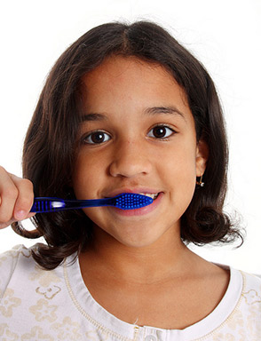 brushing and flossing